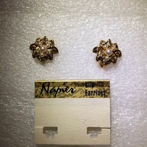Vintage Napier Clip Earrings